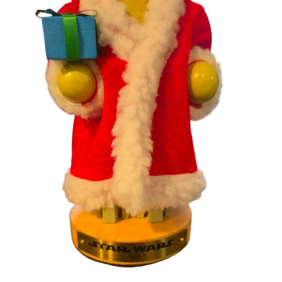 Kurt Adler Yoda Nutcracker Star Wars Santa Claus Robe 9" Christmas  Lucasfilm - Picture 6 of 10